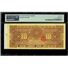 Image 2 : Bogota, Colombia, Banco Nacional de la Republica, 10 pesos specimen, 4-3-1895, series A, PMG Gem UNC