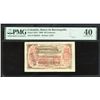 Image 1 : Barranquilla, Colombia, Banco de Barranquilla, 50 centavos, 1900, series D, serial 303833, PMG XF 40