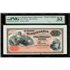 Image 1 : Bogota, Colombia, Banco Hipotecario, 50 pesos front proof, 1-10-1881, series W, PMG AU 53, finest kn