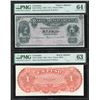Image 1 : Cartagena, Colombia, Banco del Departamento de Bolivar, 1 peso front and back proofs, 1-3-1888, PMG 