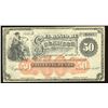 Image 1 : Sogamoso, Colombia, Banco de Sogamoso, 50 pesos remainder, 15-8-1882, series D, low serial 0047.