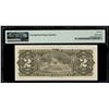 Image 2 : Costa Rica, Banco Central, 2 colones, 5-12-1967, series F, serial 1921731, with black overprint, PMG