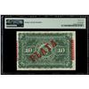 Image 2 : Havana, Cuba, Banco Español de la Isla de Cuba, 10 pesos, 15-3-1896, series 5A, radar serial 740047,