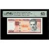 Image 1 : Cuba, Banco Central, 1000 pesos, 2021, series JB-19, very low serial 000011, PMG Gem UNC 65 EPQ.