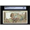 Image 1 : Paris, France, Banque de France, 10,000 francs, 2-4-1953, serial J. 4689 501 / 117208501, PCGS Choic