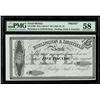 Image 1 : Burlington, Great Britain, Burlington & Driffield Bank, 5 pounds front proof, no date (1829-44), PMG