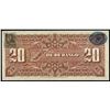 Image 2 : Durango, Mexico, Banco de Durango, 20 pesos, 1-3-1914, series H, serial 05934.