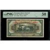 Image 1 : Nicaragua, Banco Nacional, 5 cordobas, series of 1939, serial 114986, PMG AU 50.