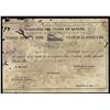 Image 1 : Puerto Rico, Compania del Vapor de Cataño, 100 pesos macuquinos bond, 5-10-1850, serial 574.