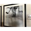 Image 2 : 2 X BLACK AND WHITE SPORTS ACTION PRINTS. GOALIE AND BASEBALL CATCHER. APPROX 42' X 42"