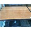 Image 2 : 42" X 28" RESTAURANT TABLE WITH METAL BASE
