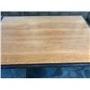 Image 2 : 42" X 28" RESTAURANT TABLE WITH METAL BASE