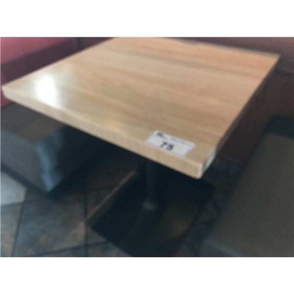 MAPLE TABLE 48" X 28" X 30" HIGH