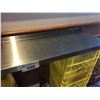 Image 2 : 60" X 12" STAINLESS COUNTER AND 6 X MILK CRATES