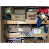 Image 1 : CONTENTS OF STORAGE CABINET UPSTAIRS. ECOLAB SOAP, SCALES ETC