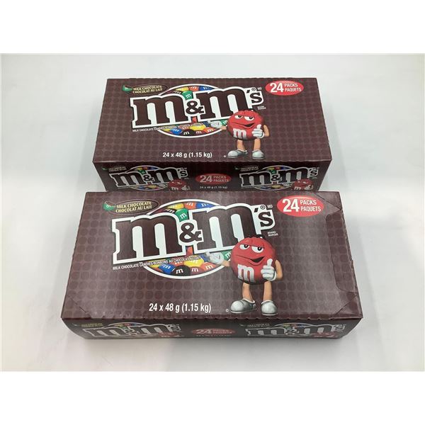 M&M Milk Chocolate Candies (24x48g) x2