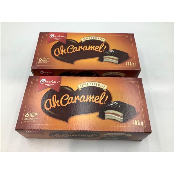 Ah Caramel Snack Cakes 2x6 cakes (468g)