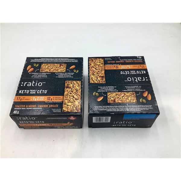 Ratio Keto Toasted Almond Crunchy Bars 2 - 12x41g