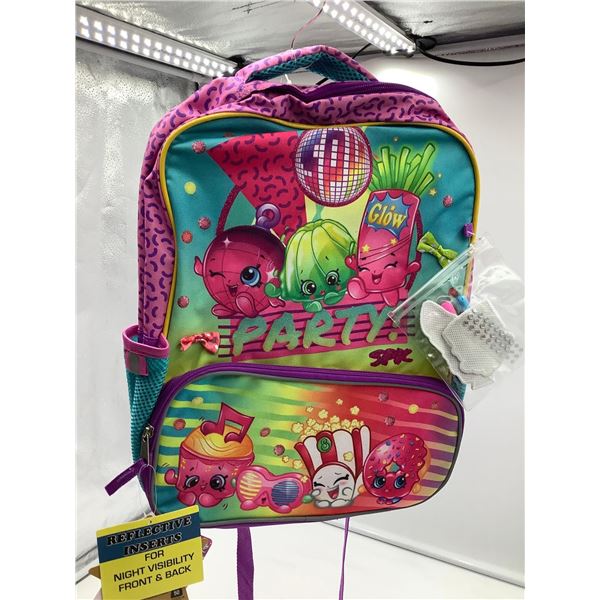Shopkins Backpack with Reflective Safety Strips