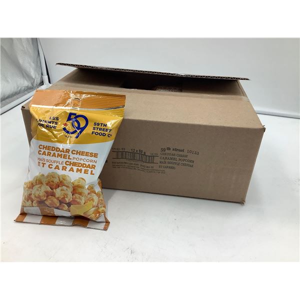 59th Street Cheddar Cheese & Caramel Popcorn 12x80g