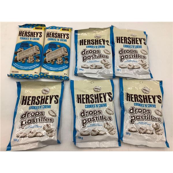 Assorted Hersheys Cookies & Cream Snacks
