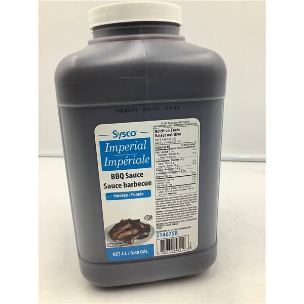 Sysco Imperial Smoky BBQ Sauce 4L