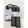 Image 1 : GE Surge Protecting Power Bars Pack of 2