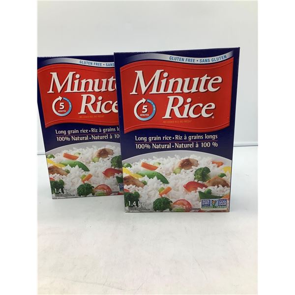 Minute Rice long Grain Rice 2x1.4Kg