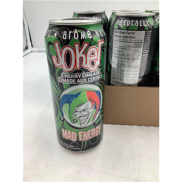 Joker Energy Drink - Mad Energy Cherry Limeade 12x 473ml