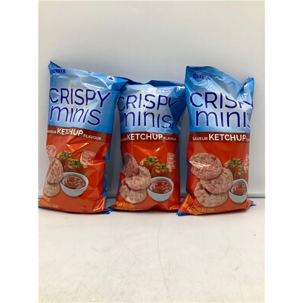 Crispy Minis Ketchup Rice Snacks 3X100g