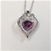 Image 3 : Silver Alexandrite Necklace (~length 18 inches) (~weight 1.5g), Suggested Retail Value $160