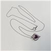 Image 4 : Silver Alexandrite Necklace (~length 18 inches) (~weight 1.5g), Suggested Retail Value $160