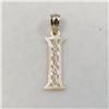 Image 2 : 10K Yellow Gold Letter "I" Shapped Pendant (~weight 0.4g), Suggested Retail Value $120