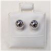 Image 3 : Silver F.W. Pearl Reversible Earrings, Made in Canada, Suggested Retail Value $60