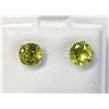 Image 1 : 10K Yellow Gold Peridot(1.46ct) Earrings, Made in Canada, Suggested Retail Value $240