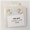 Image 2 : 10K Yellow Gold Peridot(1.46ct) Earrings, Made in Canada, Suggested Retail Value $240