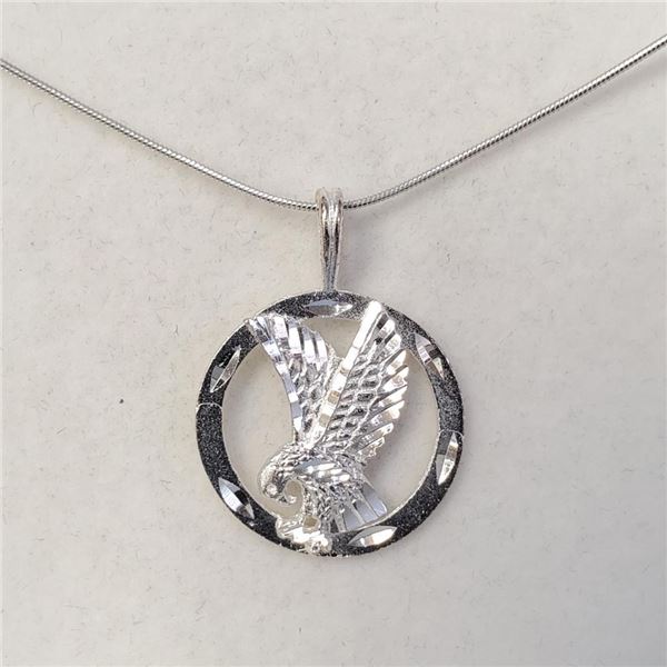 Silver Necklace (~weight 3.4g), Suggested Retail Value $120