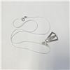 Image 2 : Silver Necklace (~weight 4.8g), Suggested Retail Value $160