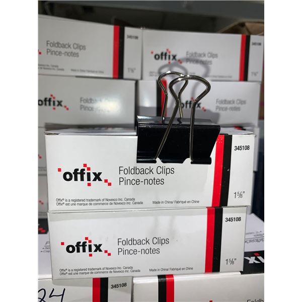 Offix 1 5/8 Foldback Clips 2x12 clips