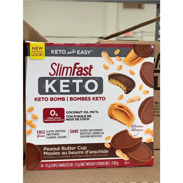 Slim Fast Keto Peanut Butter Cups 14x17g