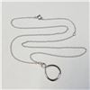Image 2 : Silver Necklace (~Size 0) (~length 18 inches) (~weight 1.5g), Suggested Retail Value $50