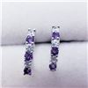 Image 1 : Silver Amethyst Earrings, Suggested Retail Value $100