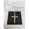 Image 5 : Diamond .57 Carat Cross Pendant & Chain Set with Appraisal Certificate $950.00