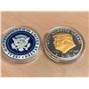 Image 1 : LOT of 2 - President Trump NEW cased Collector coins 2020 & 2024