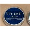 Image 3 : LOT of 2 - President Trump NEW cased Collector coins 2020 & 2024