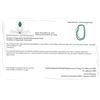 Image 3 : 10K White Gold 209 Emeralds(45ct) With A Filigree Fish Hook Clasp Necklace (~length 16 inches) (~wei