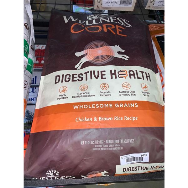 Wellness Core Digestive Health Chicken & Brown Rice Dog Kibble 24Lbs