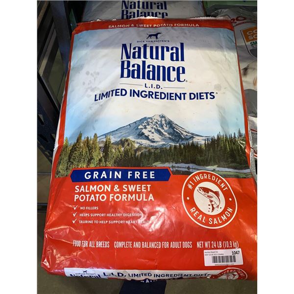 Natural Balance Limited Ingredient Grain Free Salmon & Sweet Potato Dog Kibble 24 Lbs