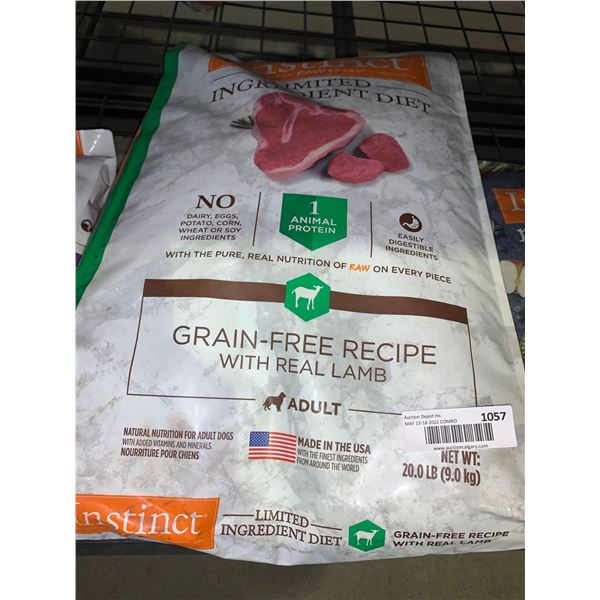 Instinct Limited Ingredient Grain Free Lamb Dog Kibble 20Lbs