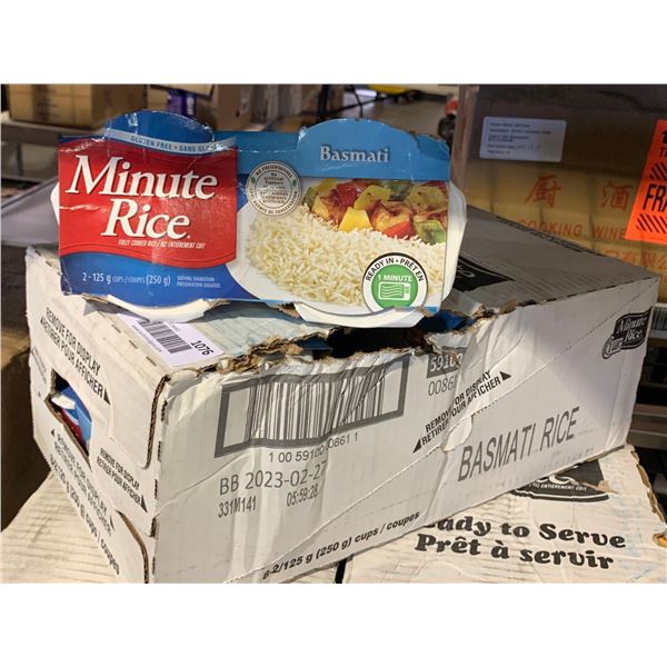 Minute Rice Basmati Gluten Free Rice Cups (2 x 125g) x8